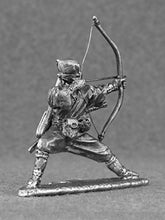 Ninja Shinobi Archer Unpainted Tin Metal 54mm Action Figures Toy Soldiers Size 1/32 Scale for Home Décor Accents Collectible Figurines