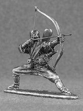 Ninja Shinobi Archer Unpainted Tin Metal 54mm Action Figures Toy Soldiers Size 1/32 Scale for Home Décor Accents Collectible Figurines