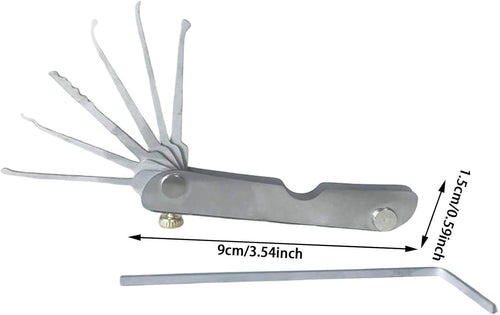6 in 1 Comb Lock Pick Set