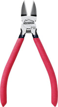 Wire Cutters, 6 inch Side Cutters, HOUSERAN Dikes Wire Cutters Diagonal Cutters with Non-Slip Red Handle, Flush Cutter Pliers, Wire Clippers, Spring Loaded Wire Cutters for Jewelry, Crafting, Zip Tie