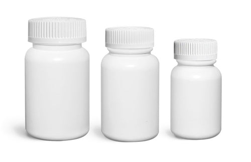 Bottles, white & black