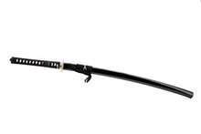 Handmade Sword - Stainless Steel Unsharpened Iaido Training Katana Sword, Handmade, Full Tang, Dragon Tsuba, Black Scabbard