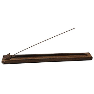 Incense Burner ~ Traditional Incense Holder with Inlaid Design ~ Approx 10 Inches 1pc