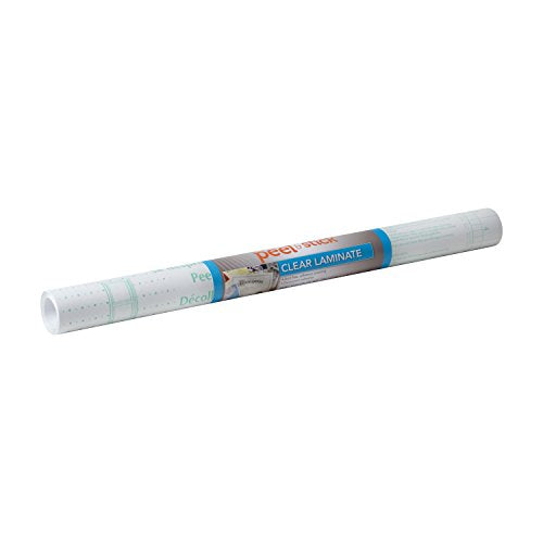 Duck 1115498 Peel N' Stick Laminate Adhesive Shelf Liner, 20-Inch X 15-Feet, Clear