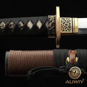 Samurai Sword, Swords Katana with Rosewood Scabbard Fully Handmade Japanese Katana Sword 608 Pattern Steel