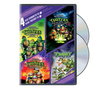 4 Film Favorites: Teenage Mutant Ninja Turtles 1, 2, 3, & TMNT (Bilingual)