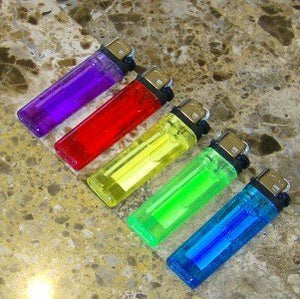 LOT OF 5 DISPOSABLE LIGHTERS We Have Nice Lighters LOOK