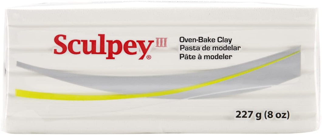 Sculpey Oven Bake Clay III-White