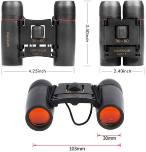 Pocket Size Compact 30X60 Telescopes Folding Binoculars