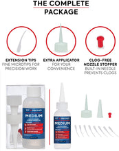 Cyanoacrylate Adhesive Super Glue Plus Extra Cap and Microtips (2 ounce)