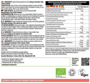 Organic Spirulina Powder 500 g