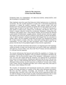 School of the Americas Urban Guerrilla Manual