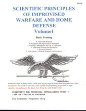 Scientific Principles of Improvised Warfare and Home Defense - Vol 1 - Basic Training (Tobiason)
