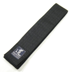 Kakuobi Deluxe Cotton / Wide Black Belt