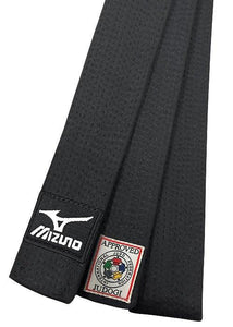 Belt Silver Label 2015 IJF Mizuno Black Belt Divine Warrior