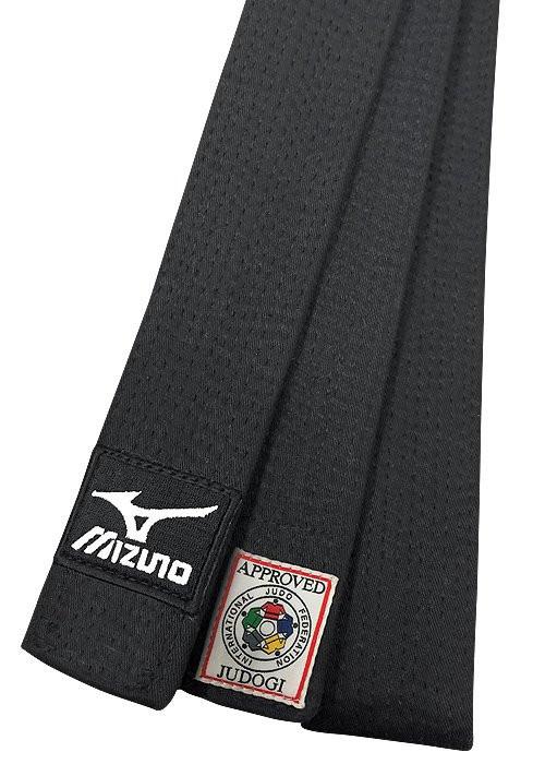 Belt Silver Label 2015 IJF Mizuno Black Belt