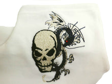 Motif Tabi - Dragon/Skull (White)