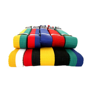 new, 100% cotton material belt, colourful white yellow red green black, professional belt, Martial Arts, 2.5M