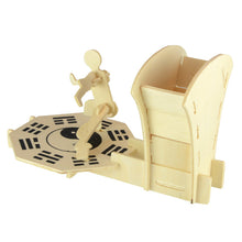 Starz 3D Wooden Kung Fu Martial Art Pen-Container Puzzles Toys Static Model Wood Craft Building Kits Children Gifts for Kids
