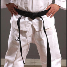 Good quality lower price cotton comfortable black level belt for man women kids martial arts