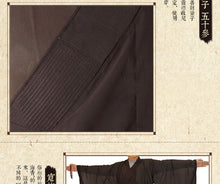Unisex Shaolin Temple Zen Buddhist Robe for monk, meditation