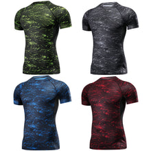 T-Shirt, Rashguard, Gym Tee Shirt, Fighting Martial Arts, Fitness Training, Men, 4 Colours
