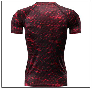 T-Shirt, Rashguard, Gym Tee Shirt, Fighting Martial Arts, Fitness Training, Men, 4 Colours