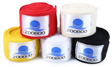 Zooboo 1 Pair 5cm Width 3M Length Cotton Hand Boxing Wrist Sports Strap Boxing Bandage Sanda Martial Art Cotton Wrestle