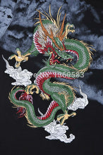New Arrival Chinese Style 2016 Embroidery Dragon t shirt  Men's Round Neck Cotton, Shirts Men Black White Plus Size Shirt