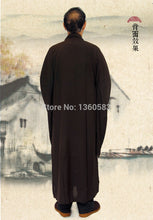 Coffee Monk Robes Suits, Uniforms Martial Arts Gown Unisex Clothing