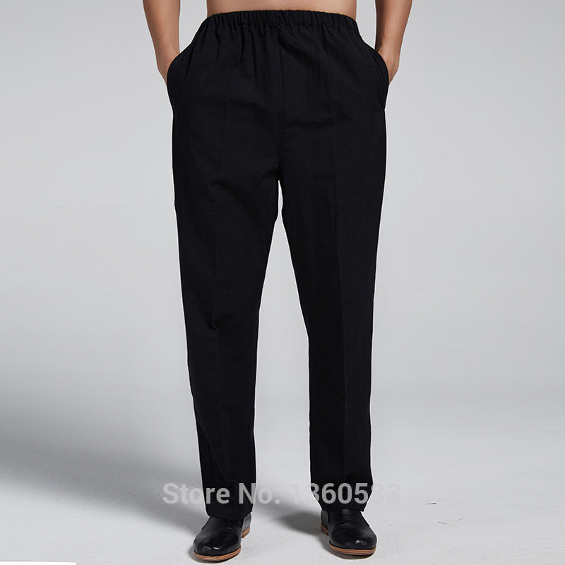 Men's Traditional Plain Front Trousers | Lands' End Business Uniforms