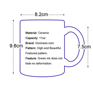 Japan, Martial Art Print Mug, Coffee Milk Ceramic Cup Creative Gifts Home Decor Mugs 11 oz