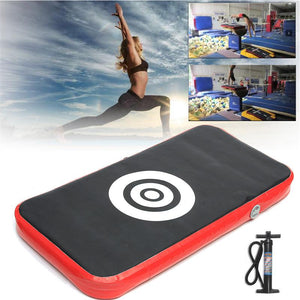 Newest, 120x90x5cm Inflatable Air Track Tumbling Floor Gymnastics Training Pad Gym Mat, Air Cushion, for Martial Arts