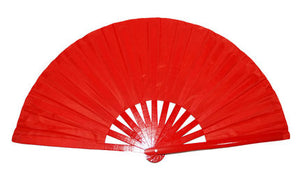 High grade Bamboo Fan with bag Double Sided, Performance Fan Red/Golden Martial Arts Fans Eight Diagram