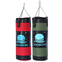 ZOOBOO 70cm MMA Boxing Sandbag Hook Hanging Sandbag Martial Art Training Fitness Kick Fight Sand Punch Target Punching Sandbag