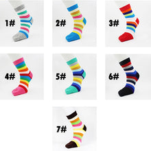 Outdoor Five Toe Striped Pattern Unisex Socks, Fitness Sweat Absorbing Flexible Socks for Tabi