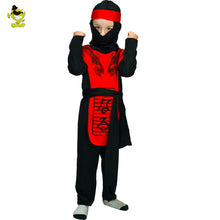 Hooded Ninja Costumes Halloween Party Martial Arts Suits Masquerade Party Classical Naruto Show Clothing for Unisex Children