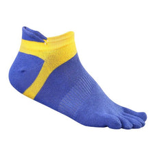 1 pair Sport Outdoor Mens Exercise Socks Cotton Five Toe Socks, Breathable Ankle Socks 39-43