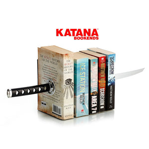 Bookends, Japanese samurai sword, Desk, magnetic bookends