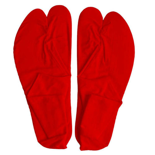 Rubber Sole Tabi - Red (S-XL)