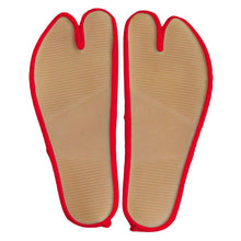 Rubber Sole Tabi - Red (S-XL)