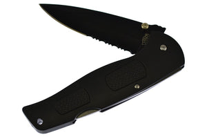 Knife, 4.5" Black Composite Lockback Folder